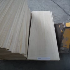 China paulownia panel with  shrink wrapped individually with leaflet for DIY in supermarket manufacturer