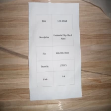 China paulownia panels shrink wrapped individually with leaflet for DIY in supermarket manufacturer