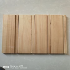 China poplar edge glued solid board with UV3S（clear coat) and dovetail groove manufacturer
