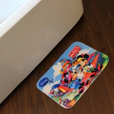 China Bunte Bequeme Fußmatte mit Markenlogo Hersteller