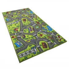 China Benutzerdefinierte Spielmatte Lieferanten gedruckt Nylon Kinder Teppich Hersteller Hersteller