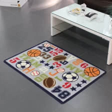 China Custom Design Football Pitch Kids Rugs manufacturer