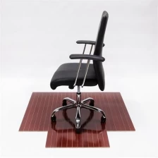 China Durable Vinyl Bamboo Chair Mat manufacturer