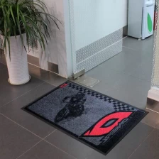 China Printed Motorcycle Garage Rubber Floor Mat manufacturer