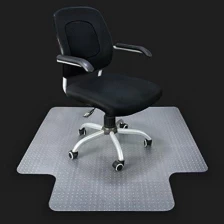 China Shenzhen 30 x 48" Durable Floor PC PE PVC Chair Mat manufacturer