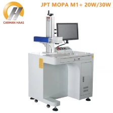 China JPT Mopa M1 M6 fiber color laser marking machine supplier laser printer for stainless steel color marking manufacturer