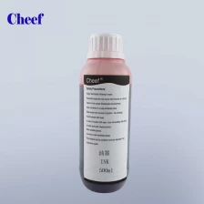 China 500 ml 0.5L CIJ impressora de jato de tinta de pequeno caráter vermelho tinta para KGK impressora de marcação a jato de tinta contínua fabricante