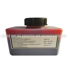 China Tinta à base de álcool IR-233RD 1.2L que imprime tinta vermelha para Dominó fabricante