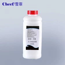 China Preiswerte auswechselbare 1000ml große Dod-Tinte mit weißem Charakter auf der Stahlindustrie für DOD-Tintenstrahldrucker Hersteller