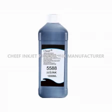China Verbrauchsmaterial Schwarze Tinte 5588 Druckfarbe für Imaje-Tintenstrahldrucker Hersteller