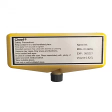 China Tinta de codificação seca rápida IC-299YL que imprime tinta amarela para o Dominó fabricante