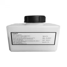 China Fast dry ink IR-254WT heavy metal free printing white ink for Domino manufacturer