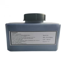 China Schnell trocknende schwarze Tinte IR-270BKA Druckfarbe auf PVC für Domino Hersteller