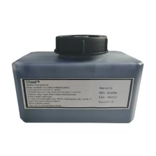 porcelana Tinta de secado rápido IR-207BK tinta de lavado alcalina para impresora de inyección de tinta Domino fabricante