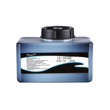 China Fast drying printing ink  IR-295BK can Spray-printed Glass for Domino manufacturer