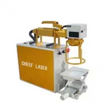 China Handheld fiber laser printer machine 20W for metal manufacturer