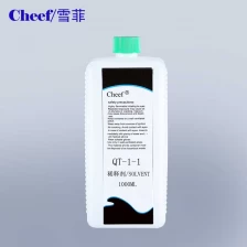 Cina Di alta qualità di solvente QT-1-1 per Rottweil CIJ datazione codificazione stampa 1000ml produttore