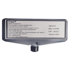 الصين حبر الترميز الصناعي IC-237BK inkjet ink black لـ Domino الصانع