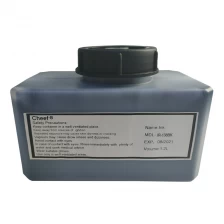 China Tintenstrahldrucker Geruchsarme Tinte IR-138BK Druckfarbe auf Kunststoff für Domino Hersteller
