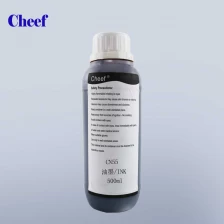 China KGK black small charater inkjet printer ink CN55 for kgk Citronix inkjet coding printer manufacturer