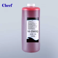 porcelana Tinta roja 16-2560Q para la impresora industrial del chorro de tinta de VideoJet fabricante