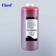 China Tinta vermelha 16-2560Q para VideoJet impressora Inkjet industrial fabricante