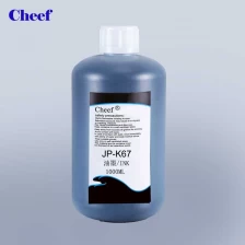 China Small character black ink JP-K67 for Hitachi ink jet printer manufacturer