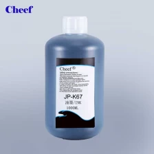 China Kleine Zeichen schwarze Tinte JP-K67 für Hitachi Ink Jet Printer Hersteller