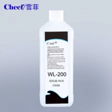 China WL200 Cleaning solution for domino inkjet printer machine 1000ml manufacturer