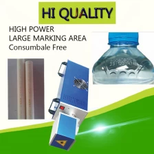 China hot sale Domain laser 30W 55W CO2 laser marking machine for bottle wood leather printer price manufacturer