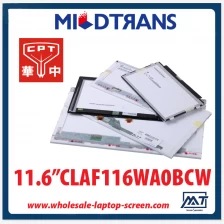 Китай 11.6 "CPT без подсветки ноутбук с открытыми порами CLAF116WA0BCW 1366 × 768 кд / м2 0 C / R 400: 1 производителя