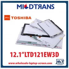 porcelana 12.1 "pantalla LCD portátil retroiluminación CCFL TOSHIBA LTD121EW3D 1280 × 800 cd / m2 C / R fabricante
