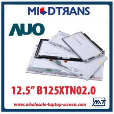 China 12.5 "AUO WLED-Hintergrundbeleuchtung LED-Panel Notebook B125XTN02.0 1366 × 768 cd / m2 200 C / R 400: 1 Hersteller