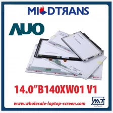 China 14.0 "AUO WLED-Hintergrundbeleuchtung LED-Bildschirm Notebook B140XW01 V1 1366 × 768 cd / m2 200 C / R 400: 1 Hersteller