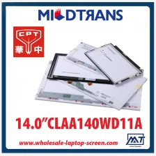 Chine 14.0 "CPT rétroéclairage WLED ordinateur portable CLAA140WD11A écran LED 1366 × 768 cd / m2 220 C / R 600: 1 fabricant