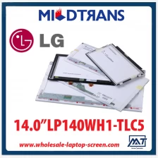 China 14,0 "LG Display WLED-Hintergrundbeleuchtung Laptop-LED-Display-LP140WH1 TLC5 1366 × 768 cd / m2 200 C / R 500: 1 Hersteller