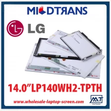 porcelana 14.0 "LG Display WLED notebook pc retroiluminación LED de pantalla LP140WH2-TPTH 1366 × 768 cd / m2 200 C / R 350: 1 fabricante