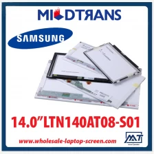 China 14,0 "painel de LED SAMSUNG WLED backlight laptop LTN140AT08-S01 1366 × 768 cd / m2 C / R fabricante