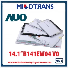 الصين 14.1 "AUO CCFL أجهزة الكمبيوتر المحمولة الخلفية لوحة LCD B141EW04 V0 1280 × 800 CD / M2 200 C / R 500: 1 الصانع