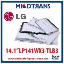 China 14,1 "LG Display CCFL laptop tela LCD LP141WX3-TLB3 1280 × 800 cd / m2 C / R fabricante