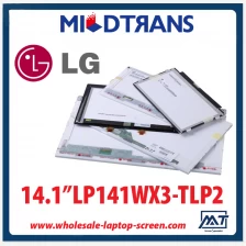 China 14,1 "LG laptops luz de fundo CCFL display LCD LP141WX3-TLP2 1280 × 800 cd / m2 a 200 C / R 300: 1 fabricante