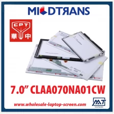 China 7.0 "CPT WLED laptops backlight CLAA070NA01CW TFT LCD 1024 × 600 cd / m2 a 350 C / R 400: 1 fabricante