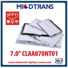 China 7.0 "notebook backlight CPT WLED CLAA070NT01 computador pessoal TFT LCD 1024 × 600 cd / m2 340 fabricante