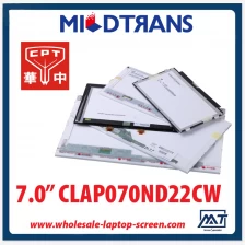China 7.0 "CPT não notebook backlight célula aberta CLAP070ND22CW 1024 × 600 cd / m2 0 C / R 700: 1 fabricante