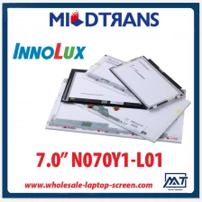 中国 7.0" Innolux CCFL backlight laptops LCD panel N070Y1-L01 800×480 cd/m2 250 C/R 400:1  制造商