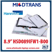 China 8.9 "notebook backlight HannStar WLED display LED HSD089IFW1-B00 1024 × 600 cd / m2 220 C / R 500: 1 fabricante