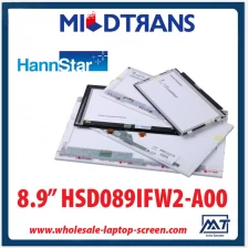China 8.9 "pc HannStar WLED notebook retroiluminação LED exibir HSD089IFW2-A00 1024 × 600 cd / m2 a 200 C / R 500: 1 fabricante