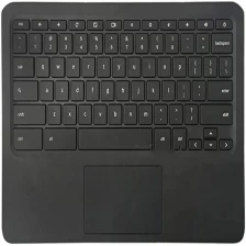 Çin Dizüstü Siyah Palmrest Büyük Durumda TouchPad Montaj Ile Montaj Yedek Parça HP Chromebook 11 G6 EE L14921-001 üretici firma