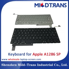 China SP Laptop Keyboard for Apple A1286 manufacturer