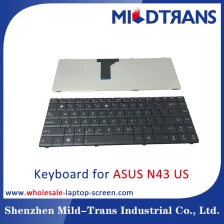 China E.u. teclado portátil para Asus N43 fabricante